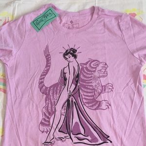 Rock Steady Geisha and Tiger Tee